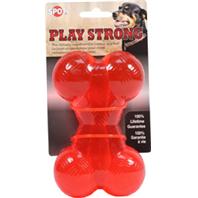 Picture of Ethical Dog-Play Strong Rubber Bone Dog Toy- Red Medium