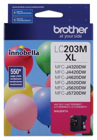 Picture of Brother International LC203M High Yield Magenta Ink Cartrid