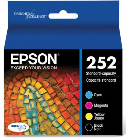 Picture of Epson America T252120-BCS 252 Blk And Color Combo Pack