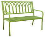 Picture of Innova Hearth & Home S548-28B Lakeside Steel Bench&#44; Urban Green