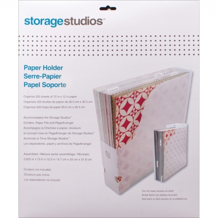 Advantus CH92600 Storage Studios Paper Holder-12.5''X13''X2.625''
