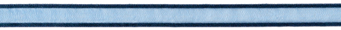 58549 Sheer Ribbon W/Satin Edges .375''X3yd-Denim