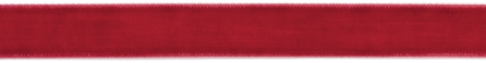 58359 Velvet Ribbon .5''X3yd-Rouge