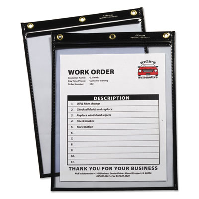 Picture of C-Line Products- Inc CLI50912 Holder-Shp Tckt-9X12-Bk