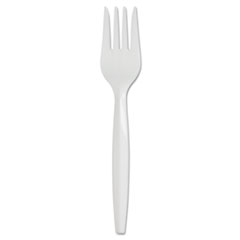 Picture of Dixie Food Service DXESSF21P Fork-Pp Med Wt-Refill-Wh
