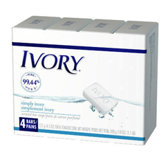 PG  Soap-Ivory-Barsoap-4Oz - Ivory - 4 oz. Bar -  QualityCare, QU3744198