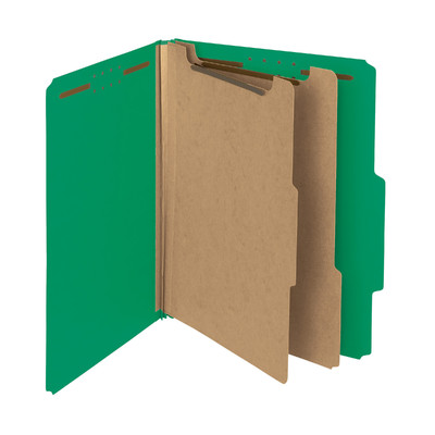 Smead Manufacturing  File,Class,Ltr,2 Divr,Gn