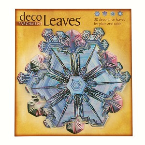 Picture of Pacific Merchants PAC7126 Snowflakes Deco Parchment Leaves
