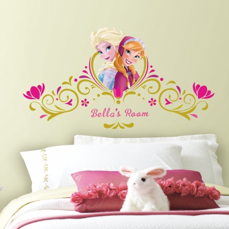 Picture of Frozen SpringTime Custom Headboard Peel and Stick Giant Wall Decals