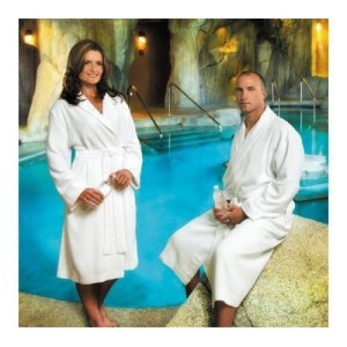 Picture of Living Health Products 35_DC_30059 Bamboo Robe -White- 2X- Large