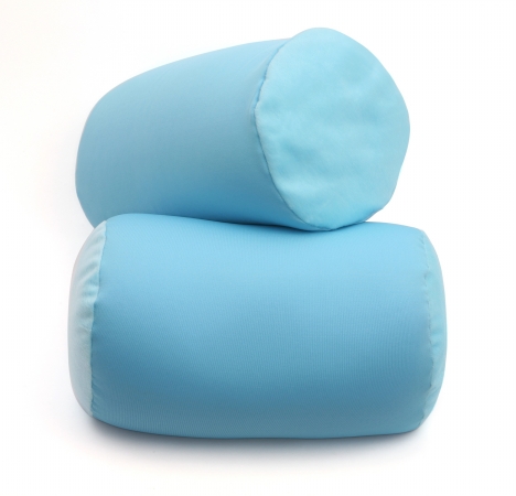 Microbead Roll Mooshi Bolster Squish- Light Blue - Microbead roll Mooshi Bolster Squish