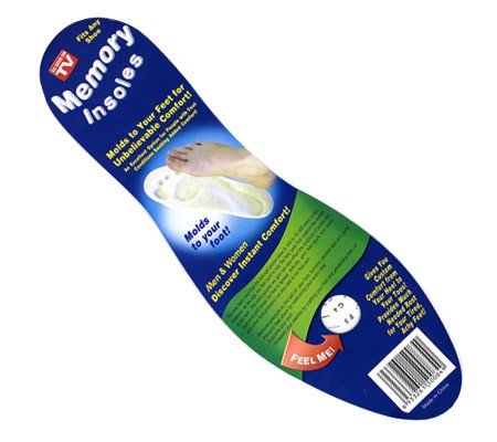 Memory Foam Insoles White