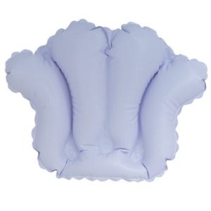 Deluxe Comfort Inflatable Bath Pillow with Suction Cups