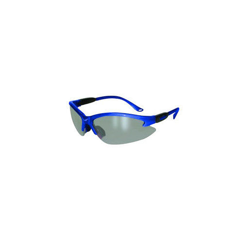 Picture of Global Vision COUBLFM Cougar Safety Glasses with Flash Mirror Lenses and Blue Frame