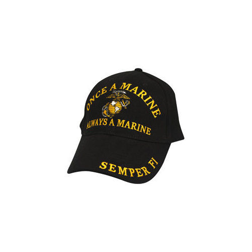 Picture of Eagle Emblems CP00305 U.S. Marines Logo Cap Navy Blue