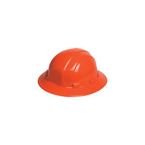 Hard Hat, Omega II, Polyethylene, 6 Point Ratchet, Type 1, Class E, Hi-Vis Orange