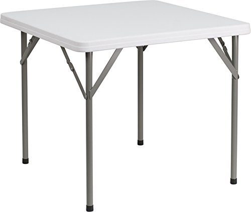 Picture of 34&apos;&apos; Square Granite White Plastic Folding Table [DAD-YCZ-86-GG]