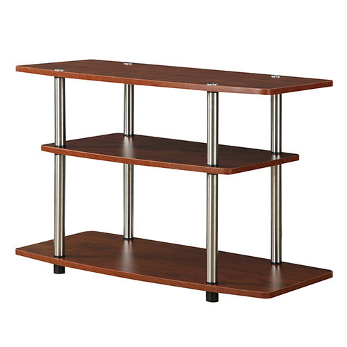 Picture of Convenience Concepts 131020CH Designs2Go No Tools 3 Tier TV Stand - Cherry