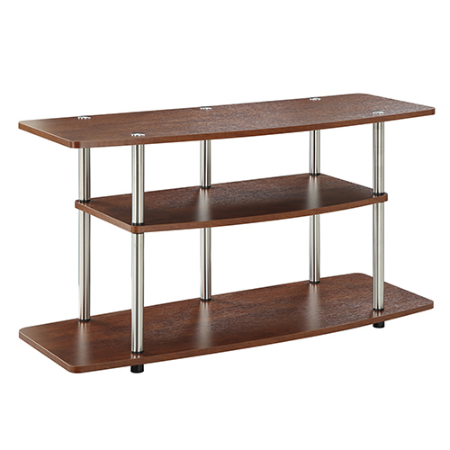 Picture of Convenience Concepts 131031CH Designs2Go No Tools 3 Tier Wide TV Stand - Cherry
