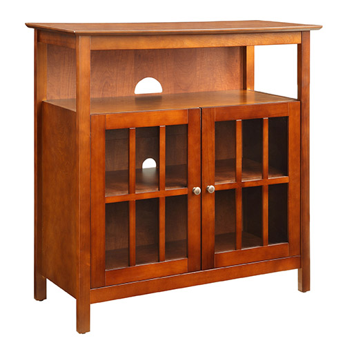 Picture of Big Sur Highboy TV Stand With Cherry Finish