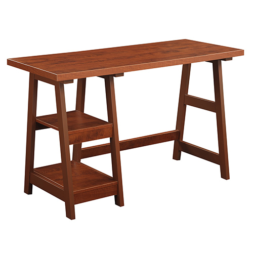 Picture of Trestle Desk With Cherry Finish