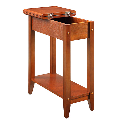 Picture of American Heritage Flip Top End Table With Cherry Finish
