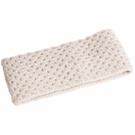 Picture of Nirvanna Designs HB10 - WHITE- A04 Merino lattice knit headband