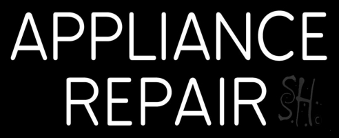 Appliance Repair Clear Backing Neon Sign 13'' Tall x 32'' Wide -  The Sign Store, N105-2620-clear
