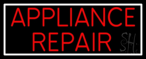 Appliance Repair 1 Clear Backing Neon Sign 13'' Tall x 32'' Wide -  The Sign Store, N105-2675-clear
