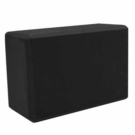 Picture of Brybelly SYOG-201 Large High Density Black Foam Yoga Block 9 x 6 x 4