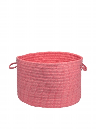 Picture of Solid Fabric Basket - Coral 18&apos;&apos;x12&apos;&apos;