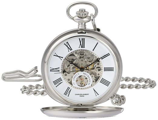 Picture of Charles-Hubert Paris Double Cover Mechanical Pocket Watch