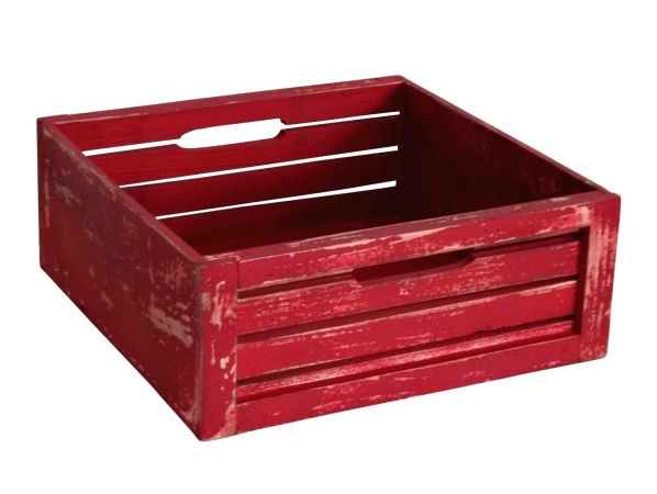 Picture of Wald FL5022 Antique Red Slat Crate