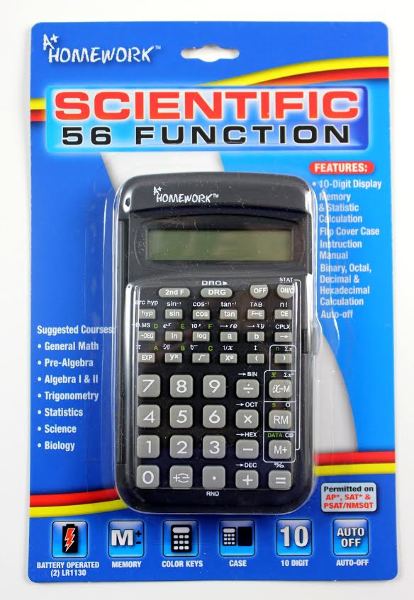 Picture of DDI 1393003 Calculator Scientific 56 Function Case of 48