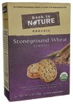Picture of Back To Nature Organic Wheat Crackers Stoneground 6 Ounce (Pack of 6)
