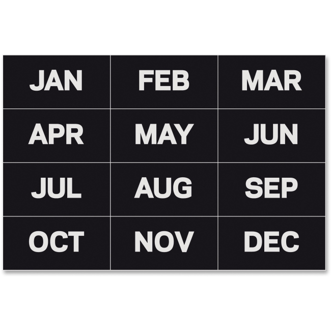 Magnetic Monthly Calendar Characters