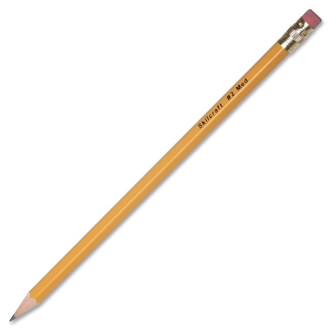 Picture of SKILCRAFT No. 2 Medium Lead Woodcase Pencil