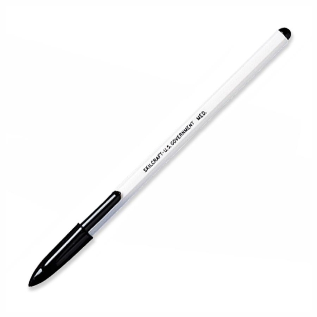 Picture of SKILCRAFT Hexagonal Barrel Ballpoint Stick Pens