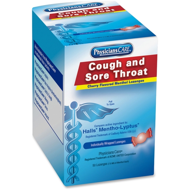 Picture of Acme Cough/Sore Throat Cherry Menthol Lozenges