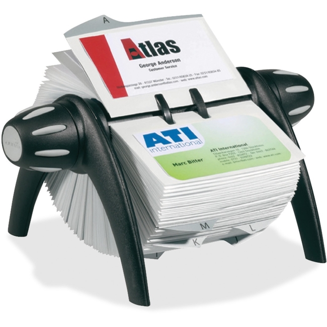 Picture of Durable VisaFix Flip Rotary Business Card File