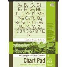 Picture of Pacon Ecololgy Unruled Recycled Chart Pads