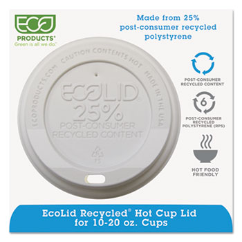 Picture of Eco-Products Ecolid Recycled Large Hot Cup Lids
