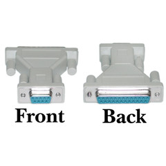 Serial / AT Modem Adapter- DB9 Female to DB25 Female