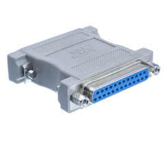 Null Modem Adapter, DB25 Male to DB25 Female -  Aish, AI486311
