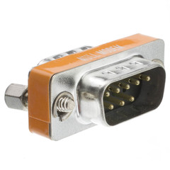 Picture of Cable Wholesale Mini Null Modem Adpater- DB9 Male to DB9 - Male