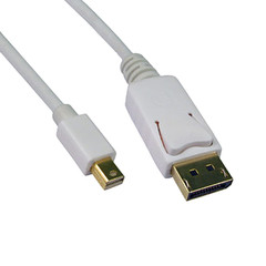 Picture of Cable Wholesale Mini DisplayPort 1.2 Video Cable&#44; Mini DisplayPort Male to DisplayPort Male&#44; 3 foot