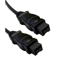 Firewire 800 9 Pin cable, Black, IEEE-1394b, 3 foot