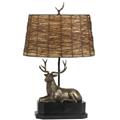 Cal Lighitng Bo-2597Tb 100W Resin Deer Table Lamp With Twig Shade Cal Lighitng Bo-2597Tb 100W Resin Deer Table Lamp With Twig Shade