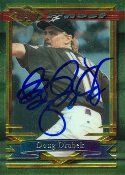 Doug Drabek autographed Baseball Card (Houston Astros) 1994 Topps Finest No.345 -  Autograph Warehouse, 106471
