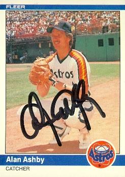 Picture of Alan Ashby autographed Baseball Card (Houston Astros) 1984 Fleer No.220